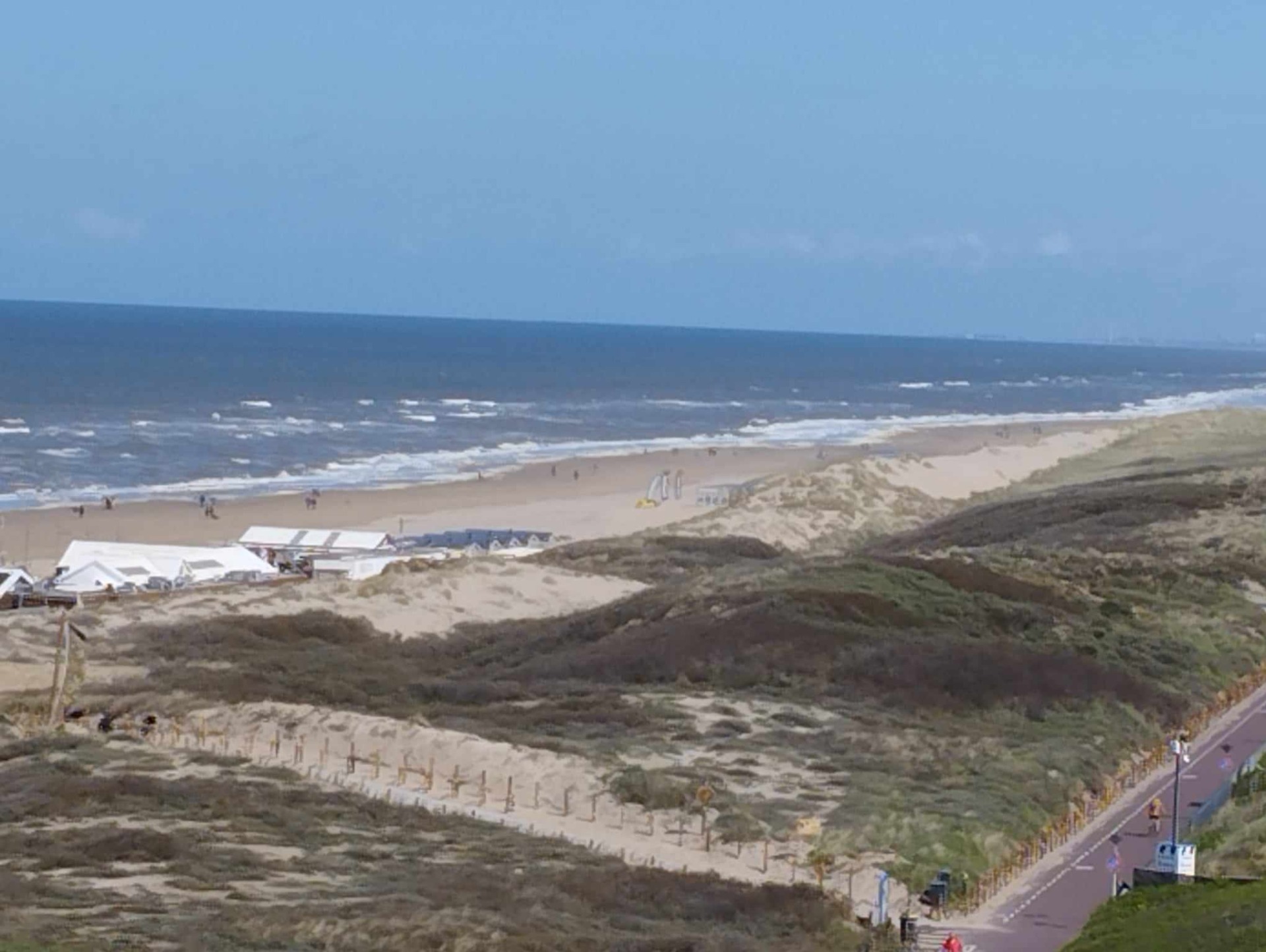 A noordwijki homokdűnés tengerpart