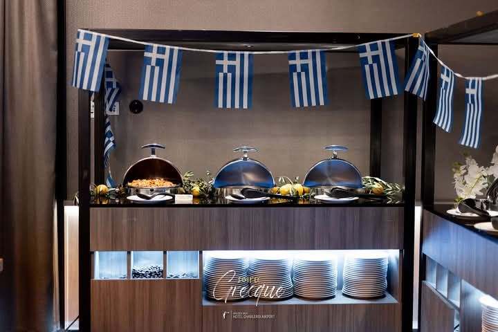 Görög est a Van der Valk Hotelben